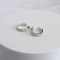 Sterling Silver Moissanite Hoop Earrings – 16mm | 1.56ct