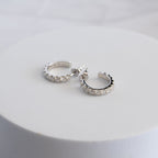 Sterling Silver Moissanite Hoop Earrings – 16mm | 1.56ct