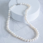 Freshwater Pearl Necklace with Sterling Silver Clasp – 6–7mm | 38–42cm
