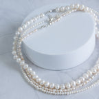 Freshwater Pearl Necklace with Sterling Silver Clasp – 6–7mm | 38–42cm