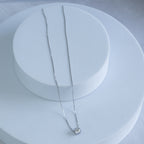 Sterling Silver Moissanite Solitaire Pendant Necklace – 1ct