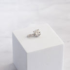 Sterling Silver 3ct Moissanite Solitaire Pendant – 9mm