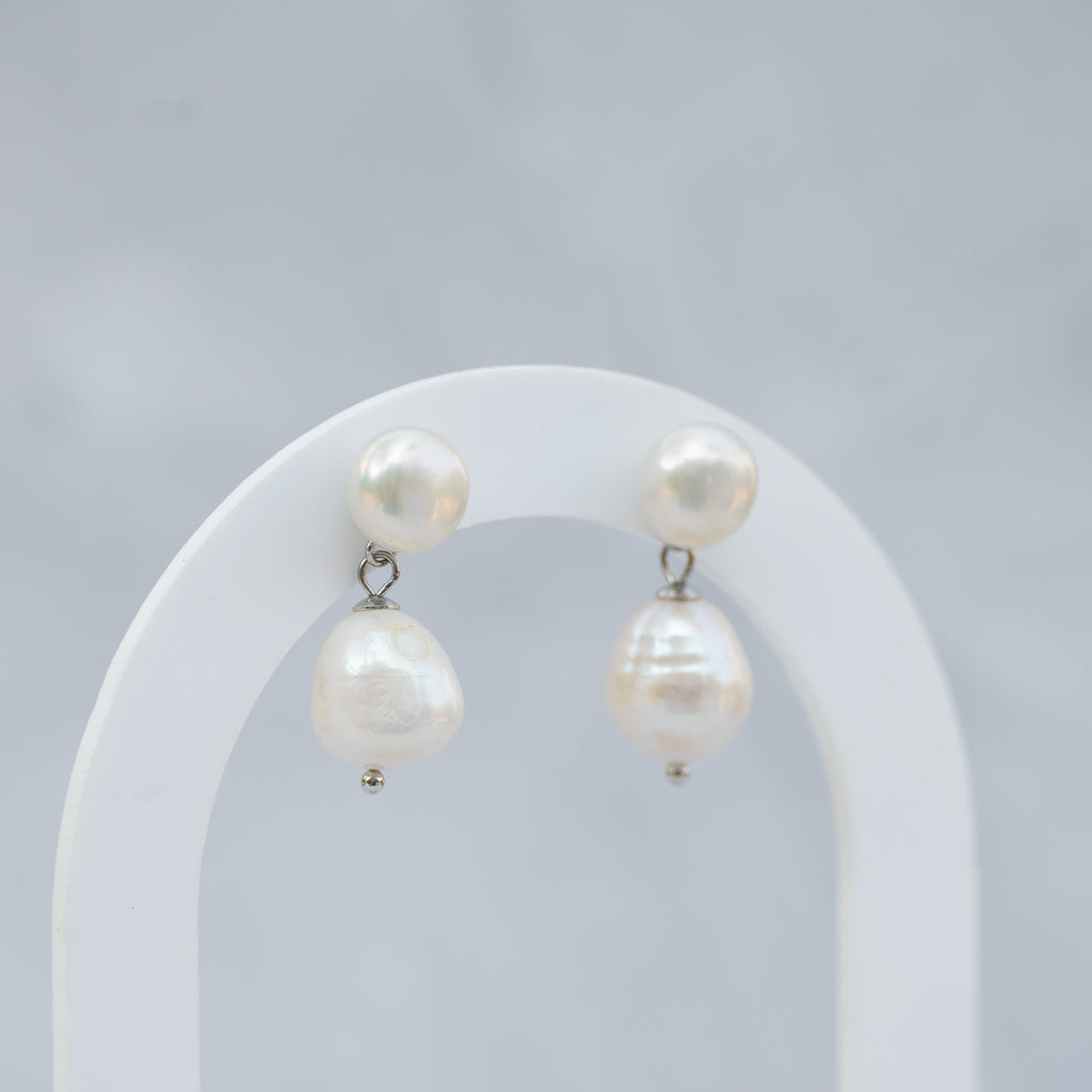 25mm Pearl drop earrings - Terciany 