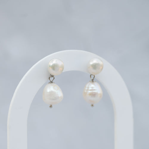 25mm Pearl drop earrings - Terciany 