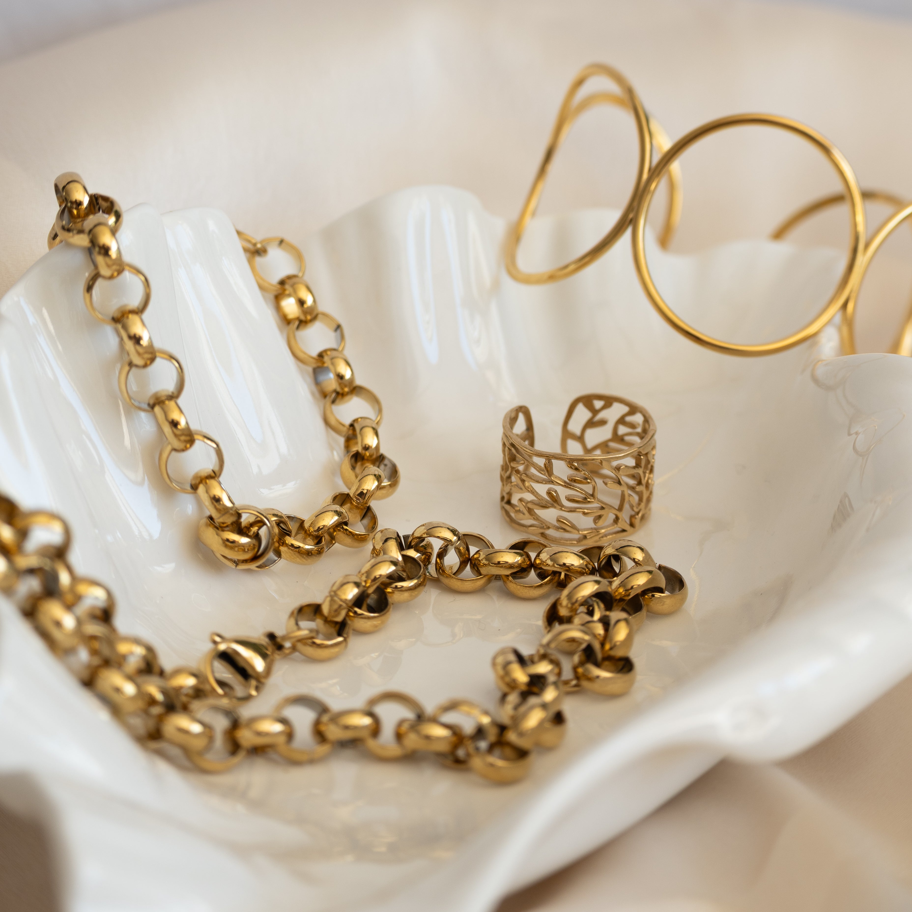 8 mm Gold Boucher Chain
