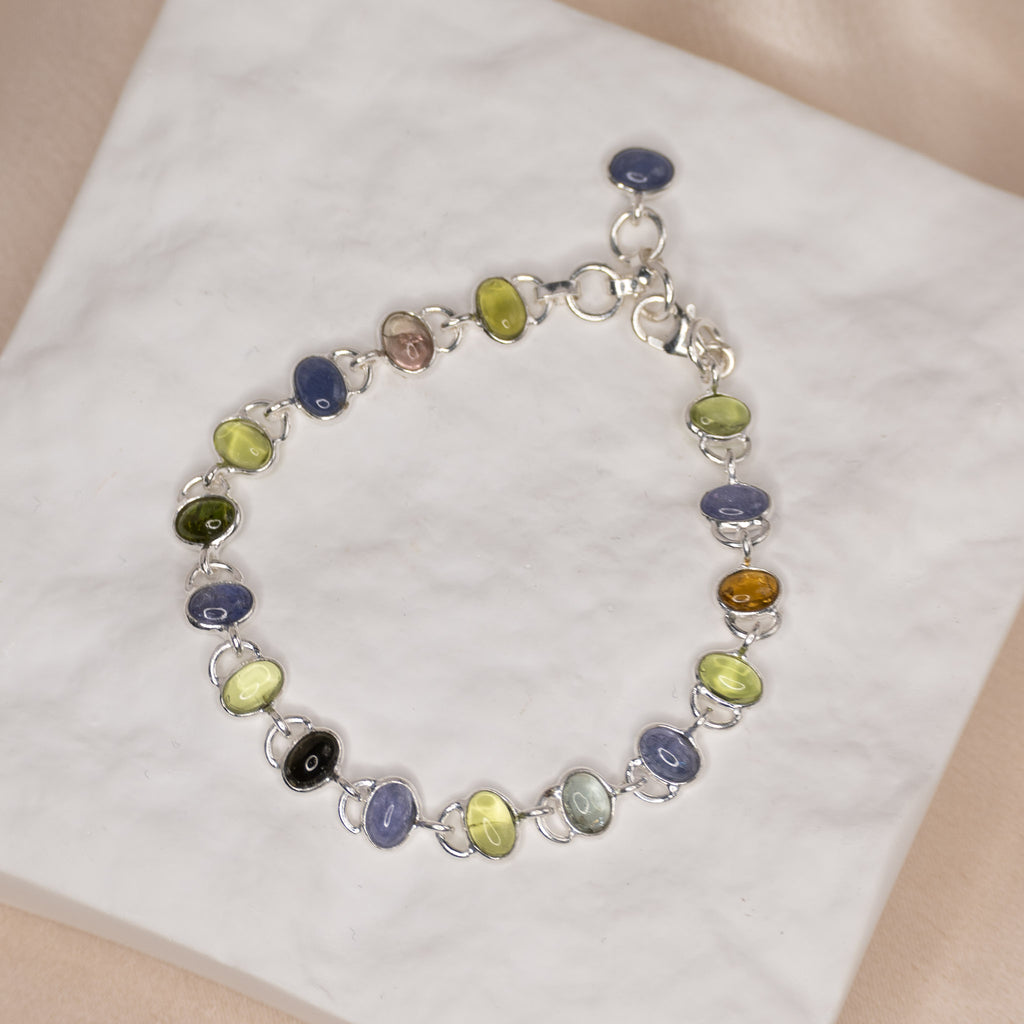 Oval tourmaline Bracelet