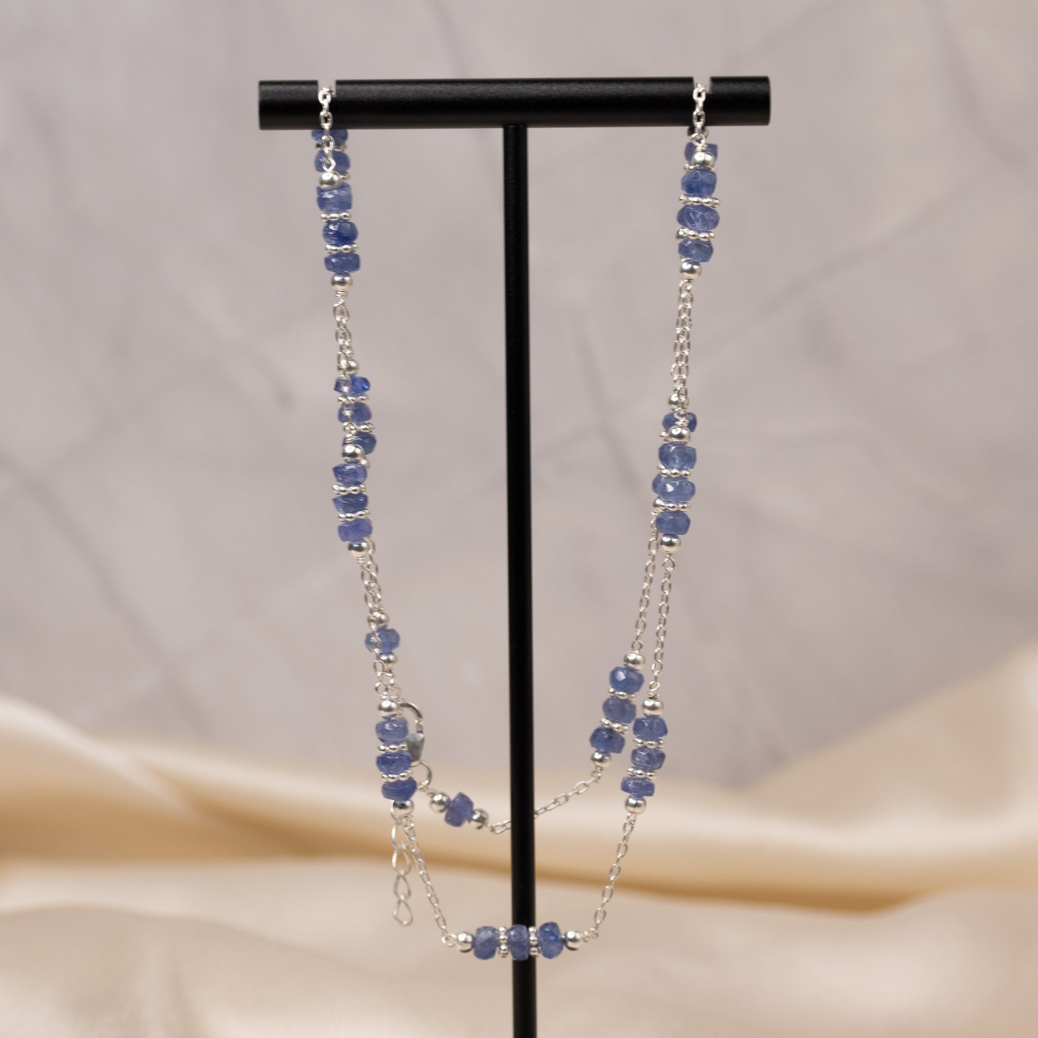 Tanzanite Bead Necklace