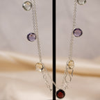 Semi-Precious Stone Drop Necklace - Terciany 
