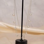 Freshwater pearl drop necklace - Terciany 