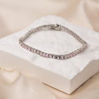 Soft pink Tennis bracelet - Terciany 