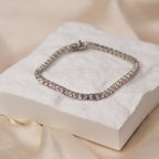 Soft pink Tennis bracelet - Terciany 