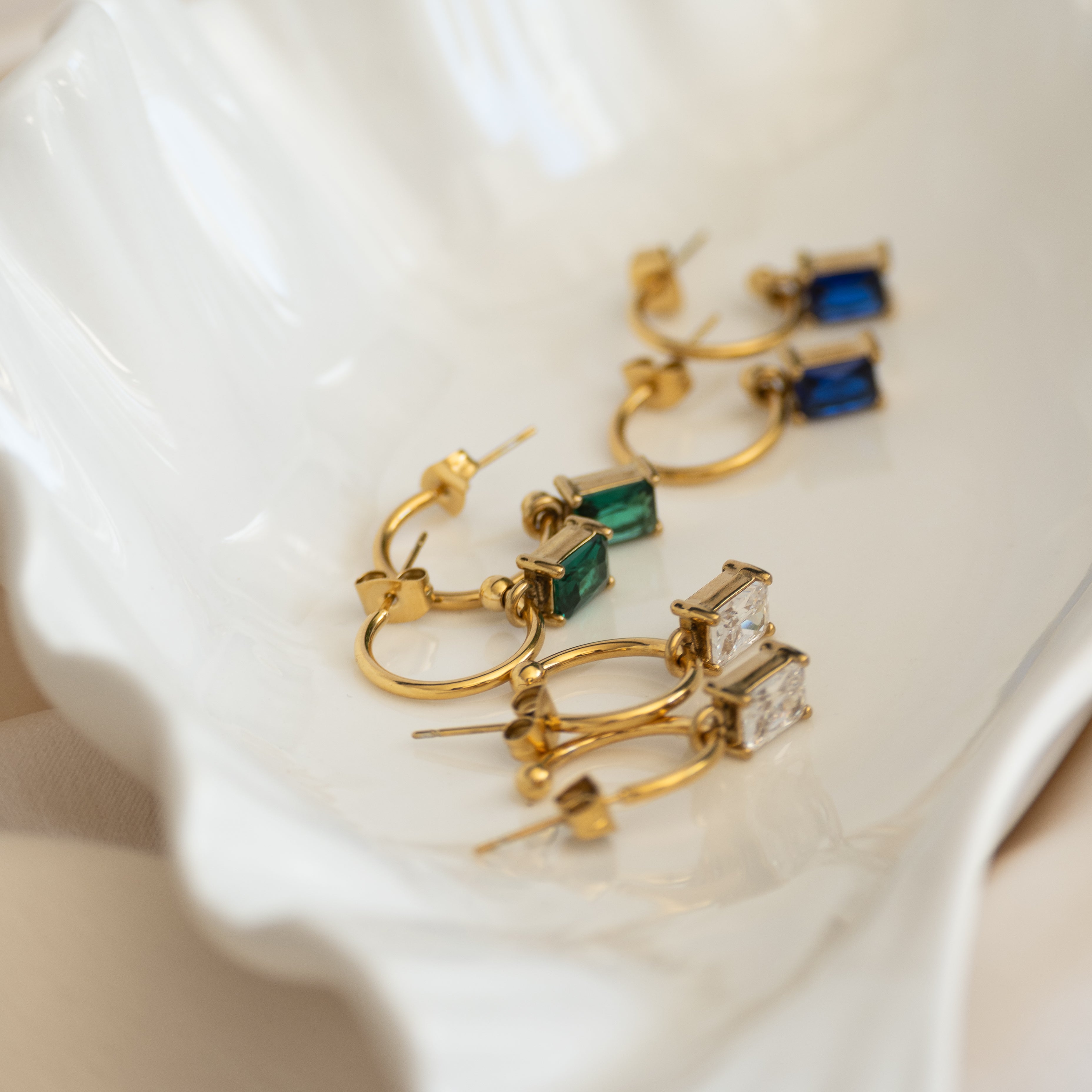 Blue and Gold Megs Necklace