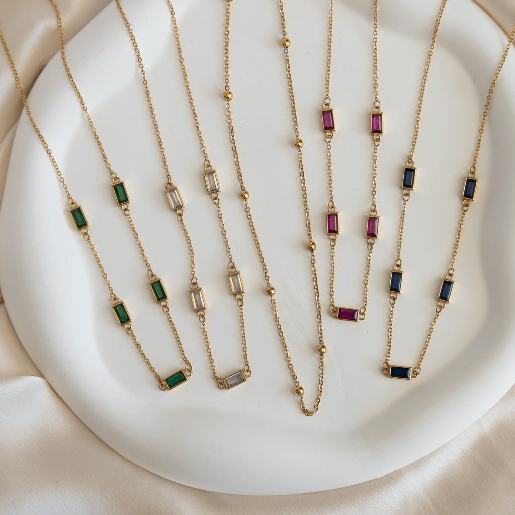 Pienk and Gold Megs necklace