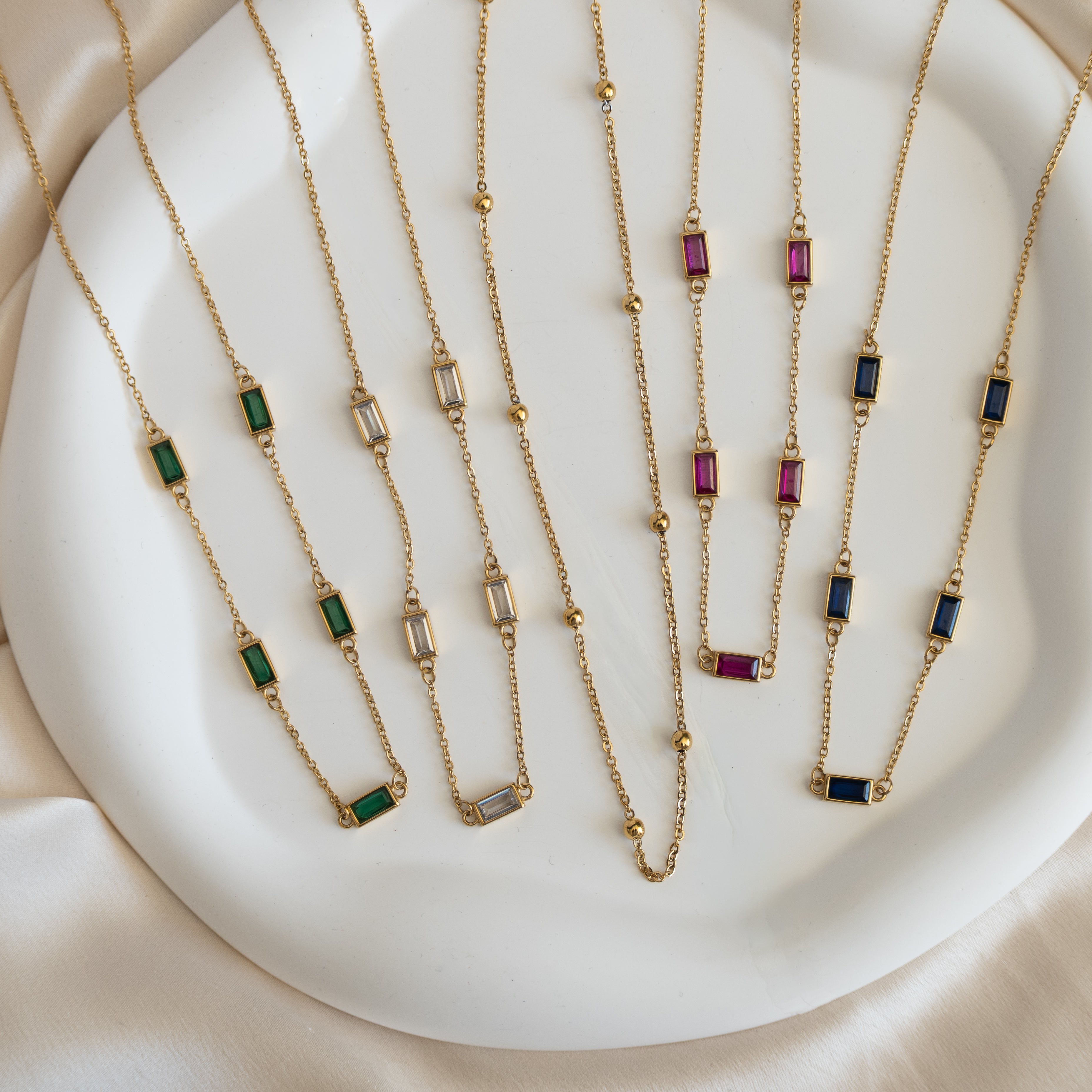 Pienk and Gold Megs necklace