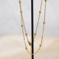 Gold Ball Chain Necklace - Terciany 