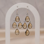Citrine Chandelier drop earrings - Terciany 