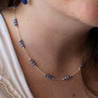 Tanzanite Bead Necklace - Terciany 