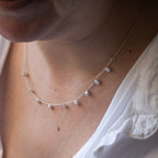 Freshwater pearl drop necklace - Terciany 