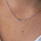 Petite Personalised Sterling Silver Name Necklace - Terciany 