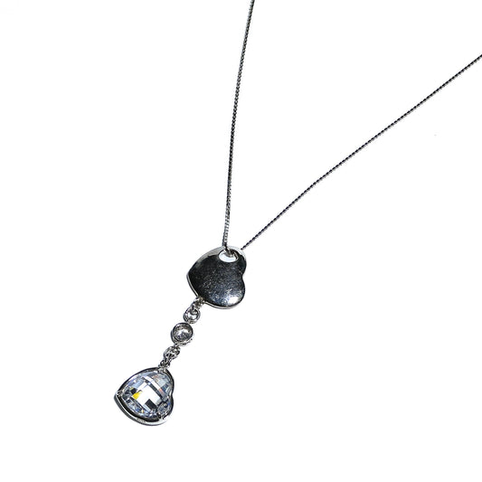 Sterling silver necklace with stunning striking pendant