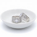 Stunning Lace Filigree Ring With Lots Of Cubic Zirconia - Terciany 