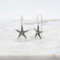 Starfish drop earrings