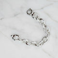 Bulky Large Belcher Chain Link Statement Bracelet 23 cm - Terciany 