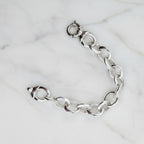 Bulky Large Belcher Chain Link Statement Bracelet 23 cm - Terciany 