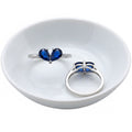 Blue Heart Cubic Zirconia Ring