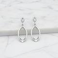 Sterling Silver Double Hoop Earrings