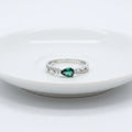 Pretty Green Crisscross Ring