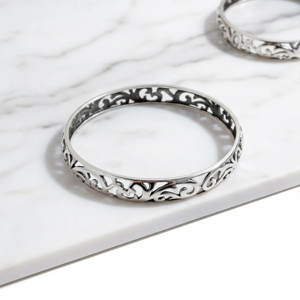 9 mm Filigree Bangle