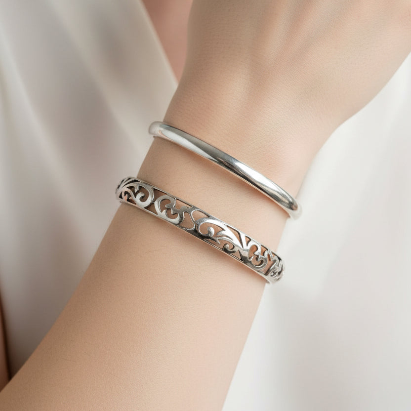 9 mm Filigree Bangle