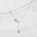 Sterling Silver Necklace With Starfish Detail - Terciany 