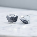 Pansy Shell Stud Earring