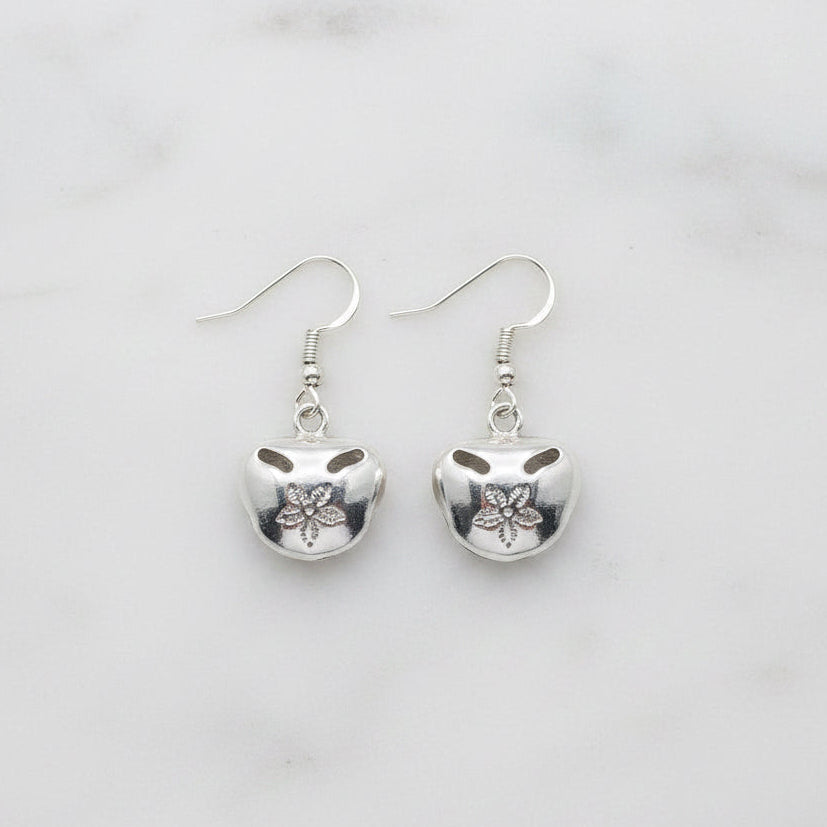 Pansy Shell Drop Earrings