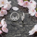 Nice And Large Round Studs Cubic Zirconia Rectangular Drops