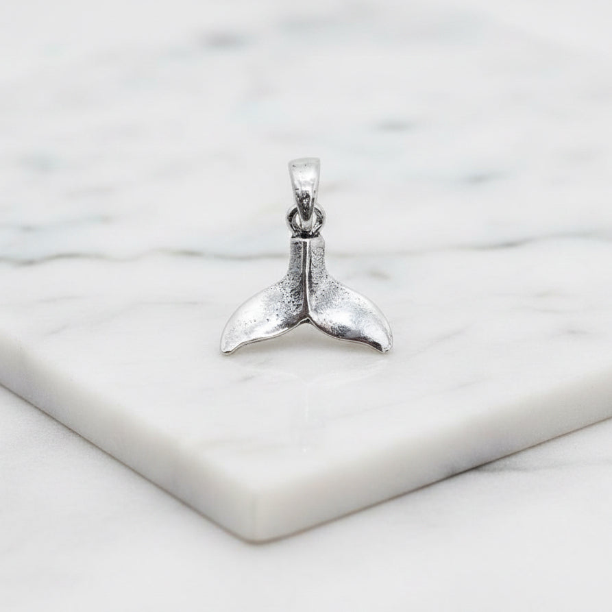 Small Whale tail pendant