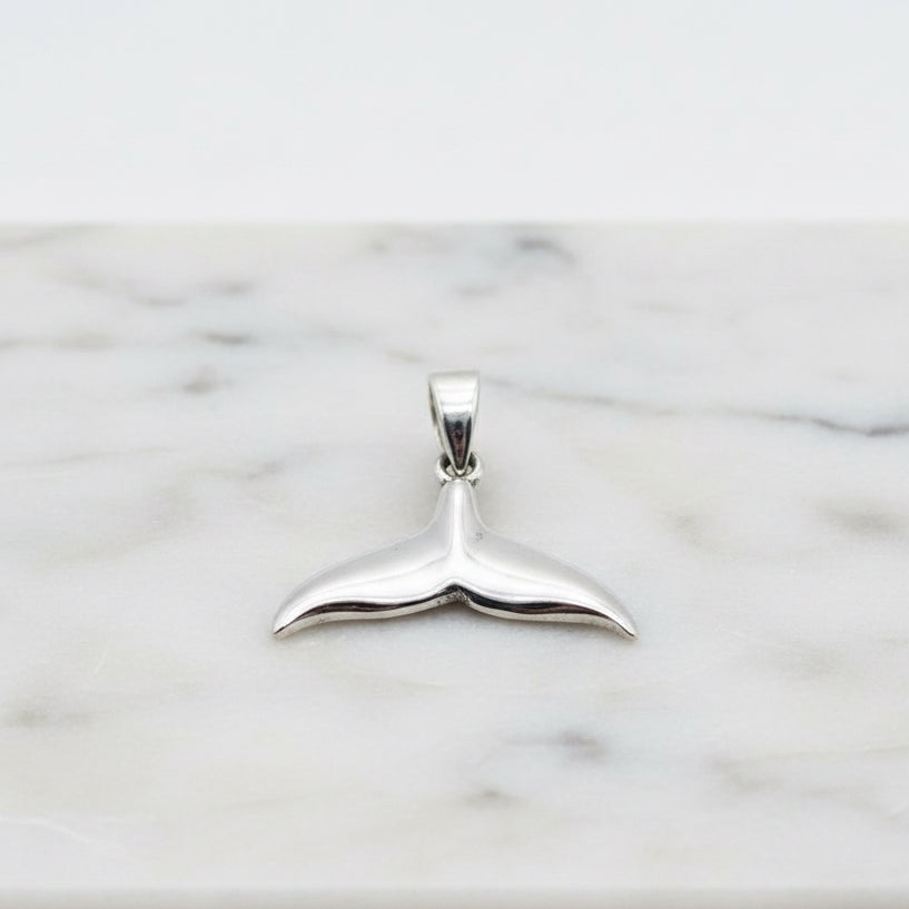 Whale tail pendant