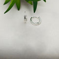13mm Huggies With Cubic Zirconia Detail