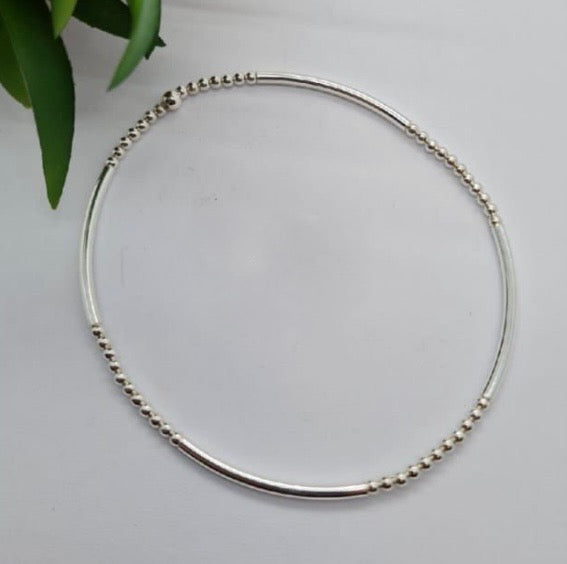Balk And Solid Elastic Bracelet