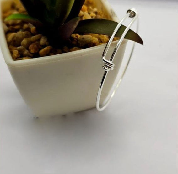 Sterling Silver 45Mm Baby Bangle