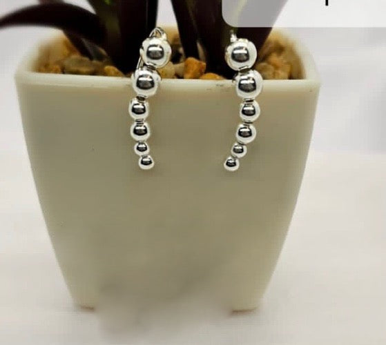Sterling Silver Creeper Earrings