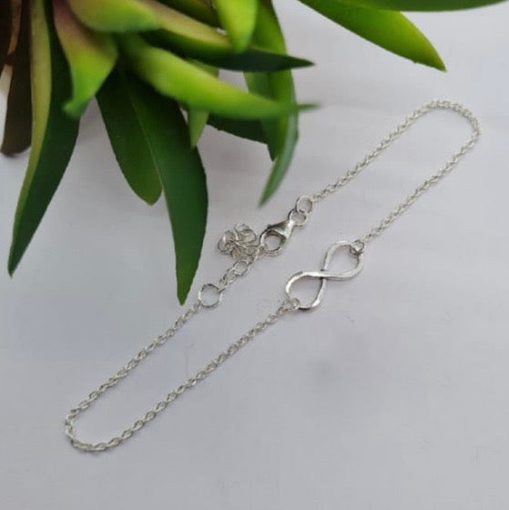 Sterling Silver Infinity Bracelet
