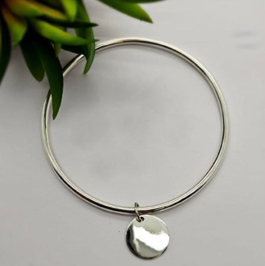 3x65mm bangle with disc