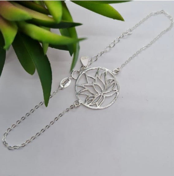 Large Lotus Bracelet