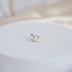 0.8 ct Moissanite stone pendant (with GRA Certificate) - Terciany 