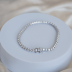 Tennis Bracelet with 3mm Moissanite stones (with GRA Certificate) - Terciany 