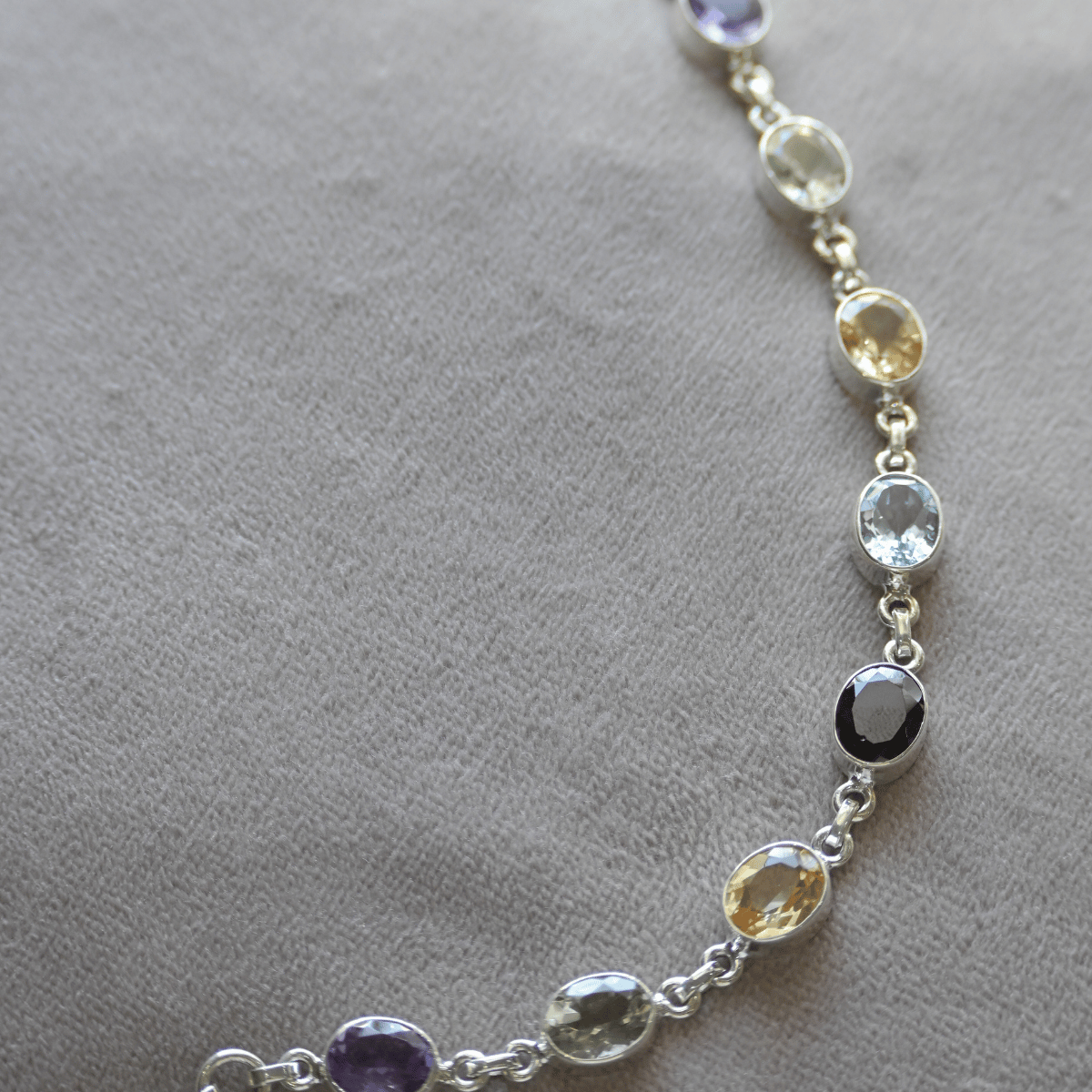 Semi precious stone bracelet