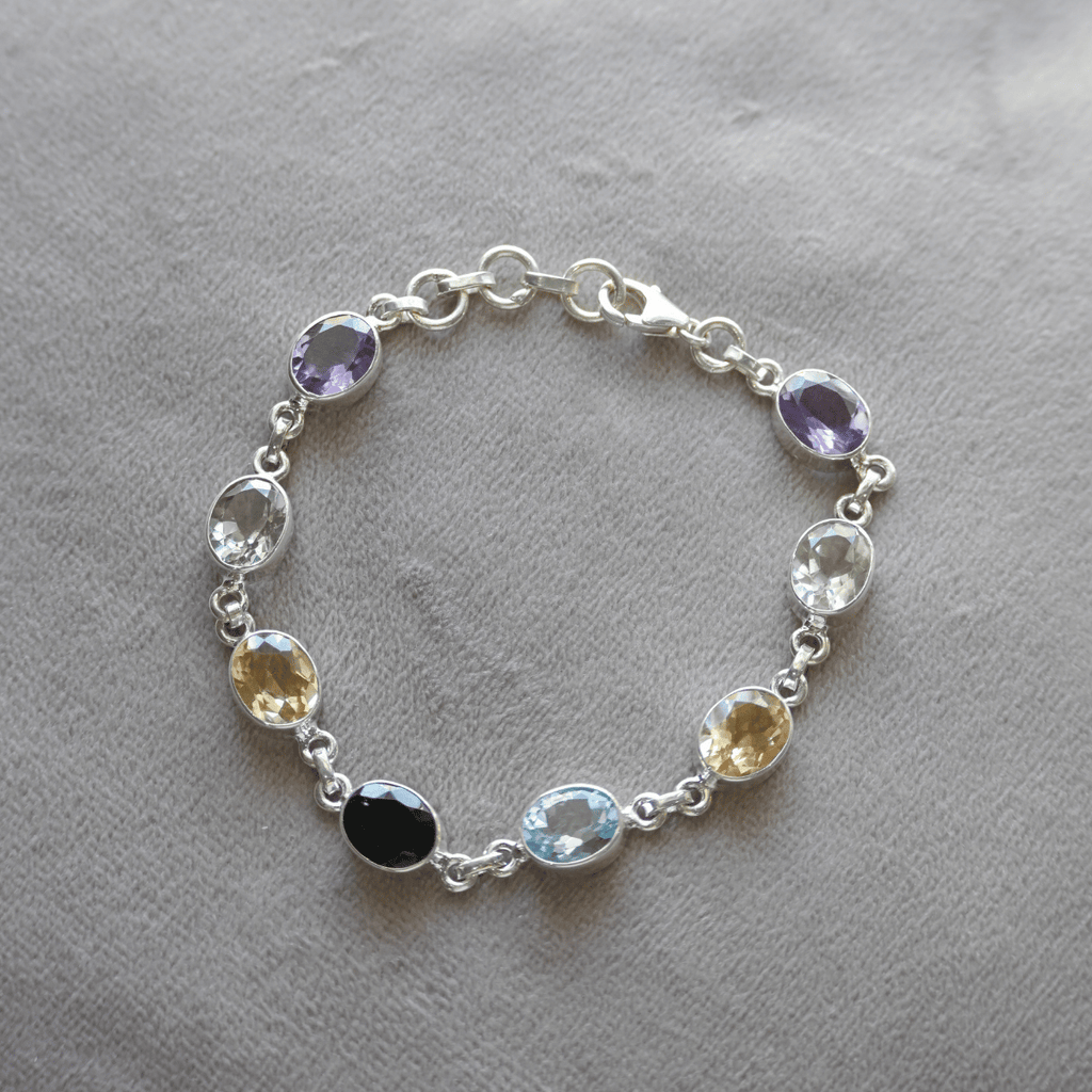 Semi precious stone bracelet